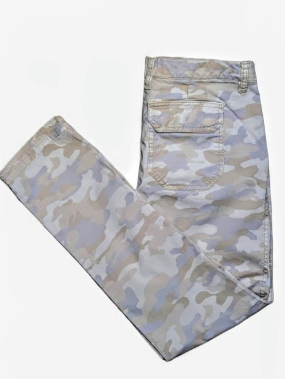 Vintage Gap Skinny Utility Khaki Camo Pants Size 4R Y2K Low Rise